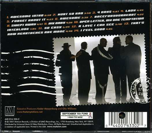 The Temptations - Awesome (CD, Album) - Image 2