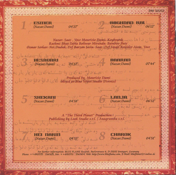 The Third Planet - Kurdistani (CD, Album) - Image 3