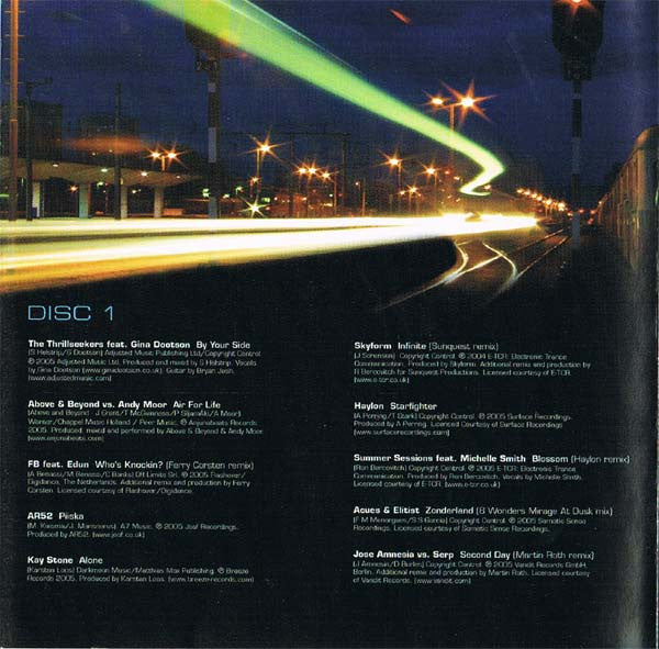 The Thrillseekers - Nightmusic Volume 1 (2xCD, Comp, Mixed) - Image 2
