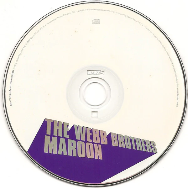 The Webb Brothers - Maroon (CD, Album) - Image 3