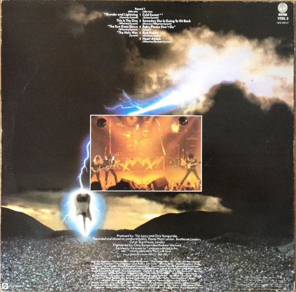 Thin Lizzy - Thunder And Lightning (LP, Album, M/Print) - Image 2