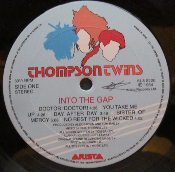 Thompson Twins - Into The Gap (LP, Album) - Image 3