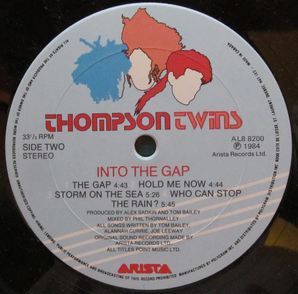 Thompson Twins - Into The Gap (LP, Album) - Image 4