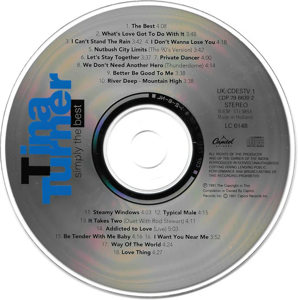 Tina Turner - Simply The Best (CD, Comp) - Image 4