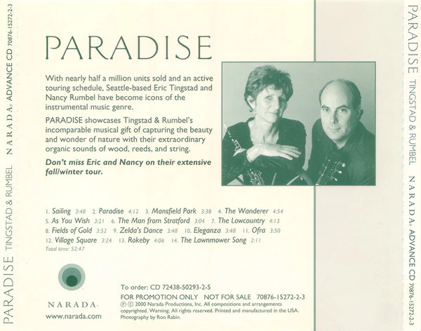 Tingstad & Rumbel - Paradise (CD, Album, Promo) - Image 2
