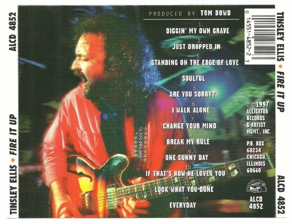 Tinsley Ellis - Fire It Up (CD, Album) - Image 2