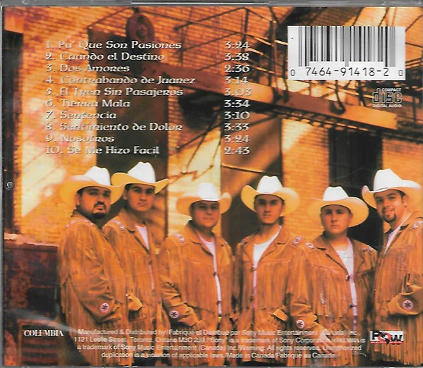 Tiranos Del Norte - Pa´Que Son Pasiones (CD, Album) - Image 3