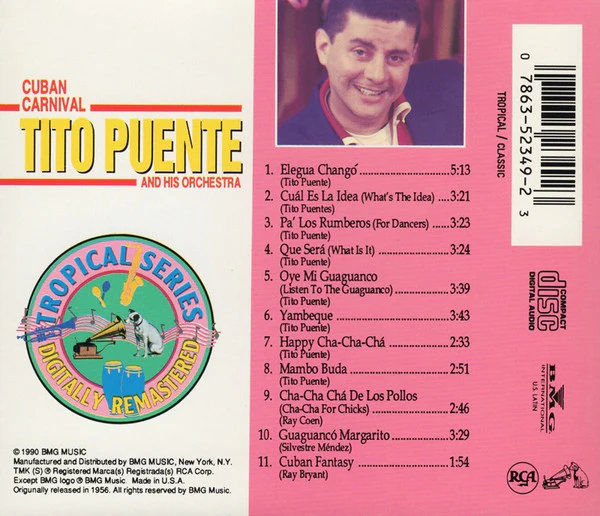 Tito Puente And His Orchestra - Cuban Carnival (CD, Album, RM) - Image 2