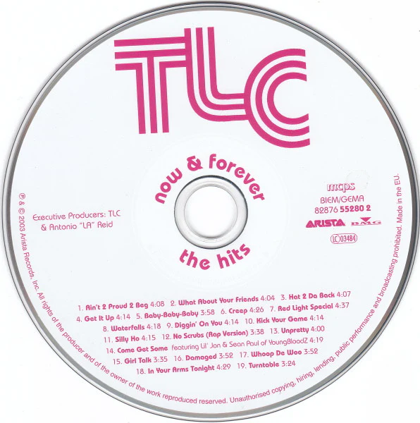 TLC - Now & Forever (The Hits) (CD, Comp + DVD-V, PAL) - Image 3