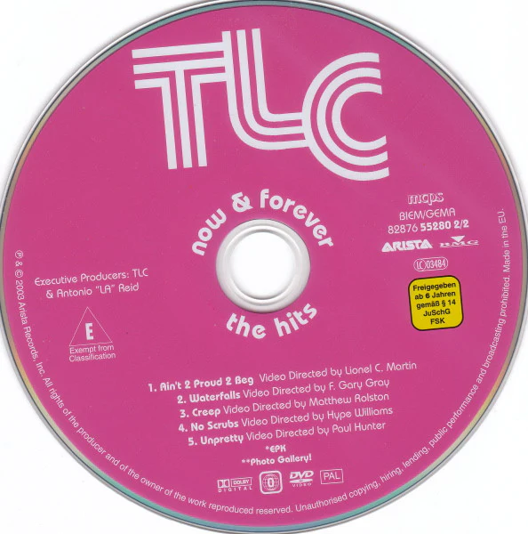 TLC - Now & Forever (The Hits) (CD, Comp + DVD-V, PAL) - Image 4