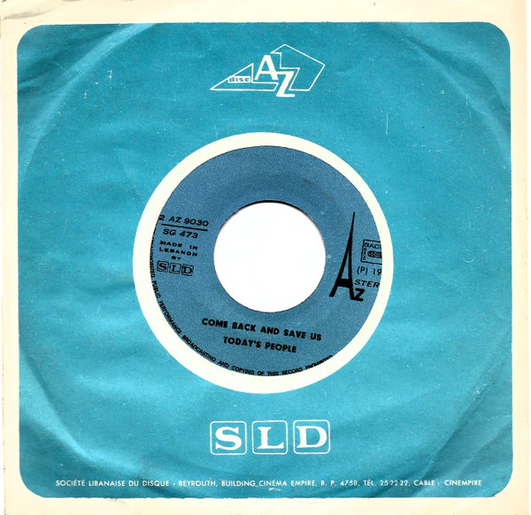 Today's People  - I Belong (7", Single) - Image 3
