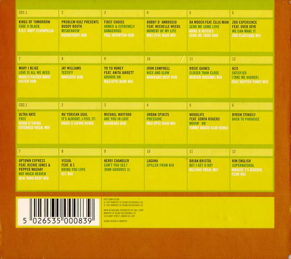 Todd Terry - Sessions Eight (2xCD, Mixed) - Image 2