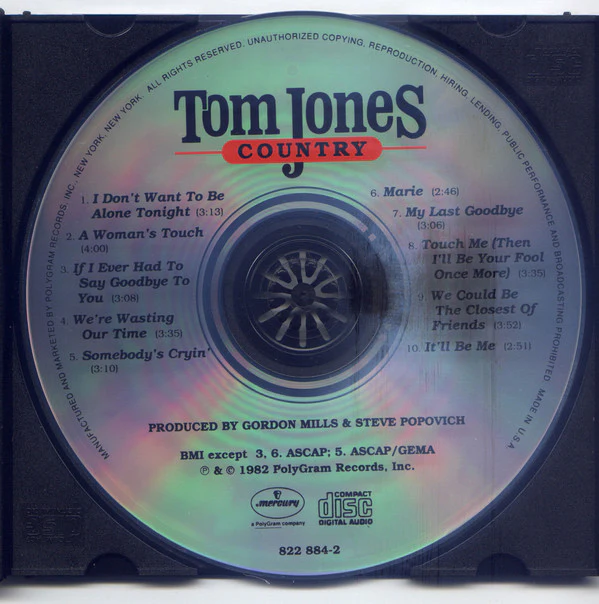 Tom Jones - Country (CD, Album) - Image 2