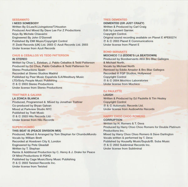 Tom Stephan - Nite:Life 018 - These Beats Are... (CD, Comp, Mixed) - Image 5