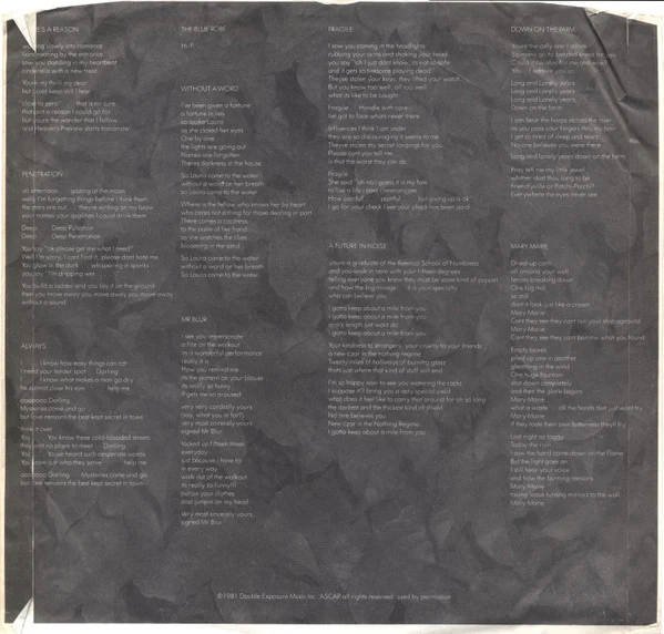 Tom Verlaine - Dreamtime (LP, Album) - Image 5
