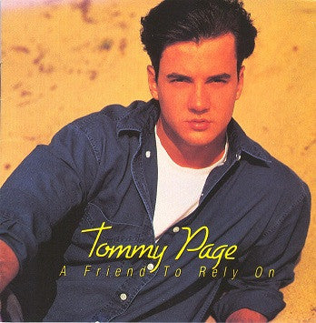 Tommy Page - A Friend To Rely On (CD, Album, Sli)