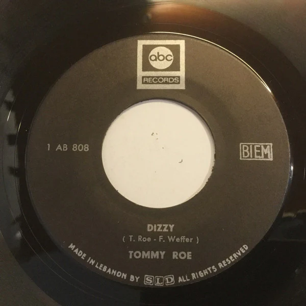 Tommy Roe - Dizzy (7", Mono)