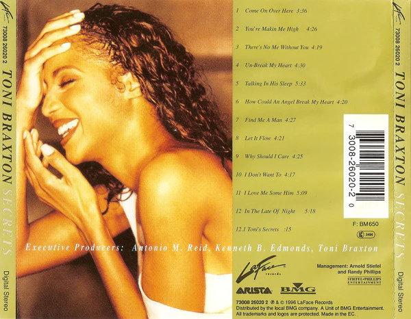 Toni Braxton - Secrets (CD, Album) - Image 2