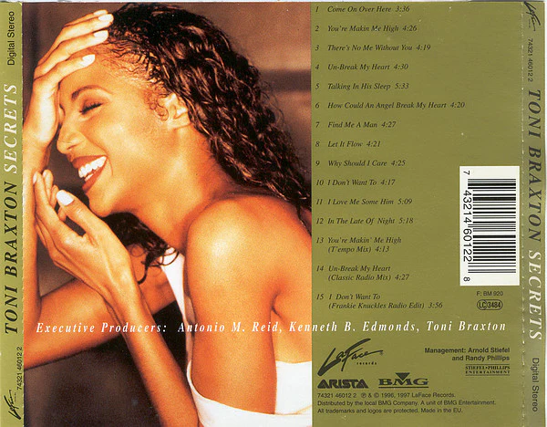 Toni Braxton - Secrets (CD, Album, RE, Spe) - Image 2