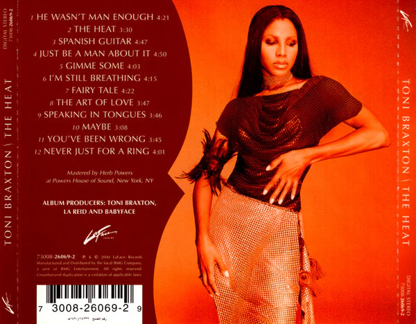 Toni Braxton - The Heat (CD, Album) - Image 2