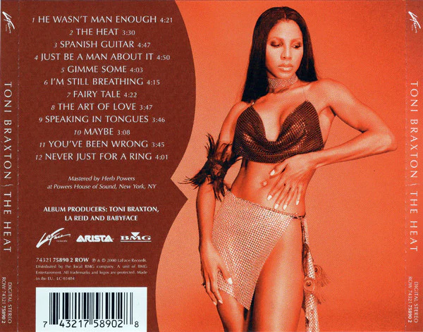 Toni Braxton - The Heat (CD, Album) - Image 2
