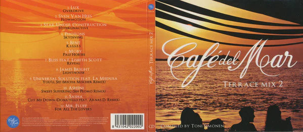 Toni Simonen - Café Del Mar - Terrace Mix 2 (CD, Comp, Mixed) - Image 2
