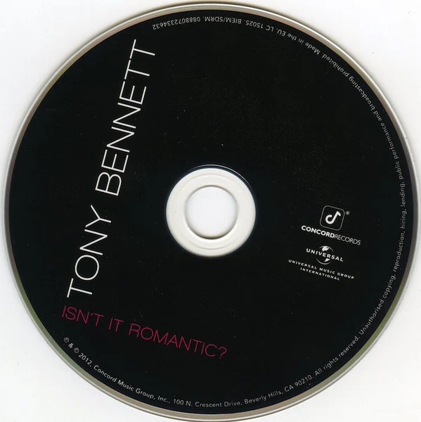 Tony Bennett - Isn't It Romantic? (CD, Album, Comp) - Image 3