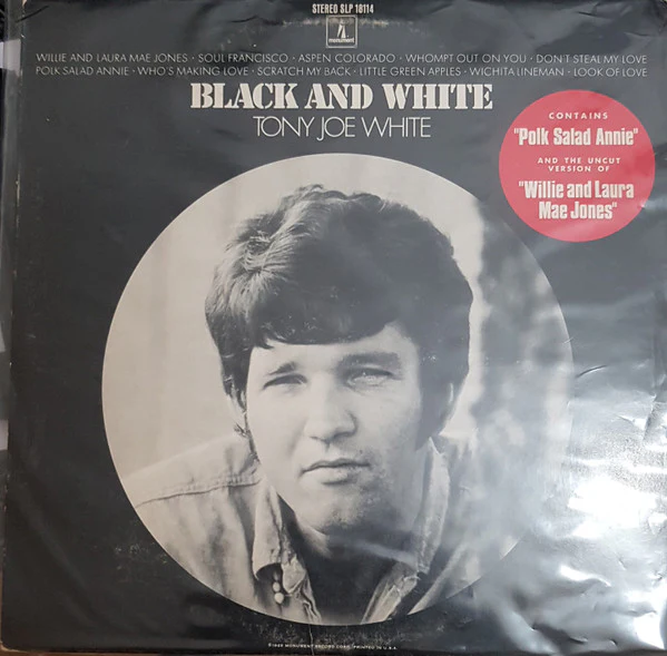 Tony Joe White - Black And White (LP, Album)