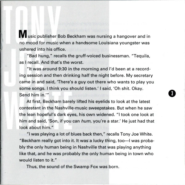 Tony Joe White - The Best Of Tony Joe White Featuring Polk Salad Annie (CD, Comp, RP) - Image 5
