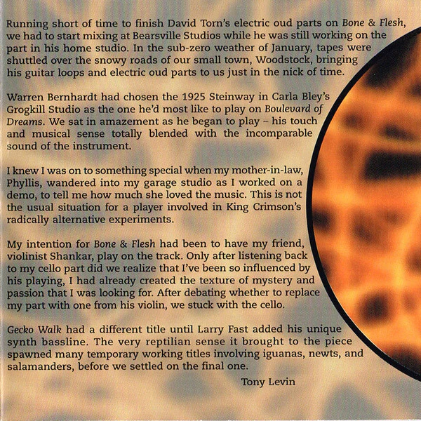 Tony Levin - Waters Of Eden (CD, Album) - Image 5