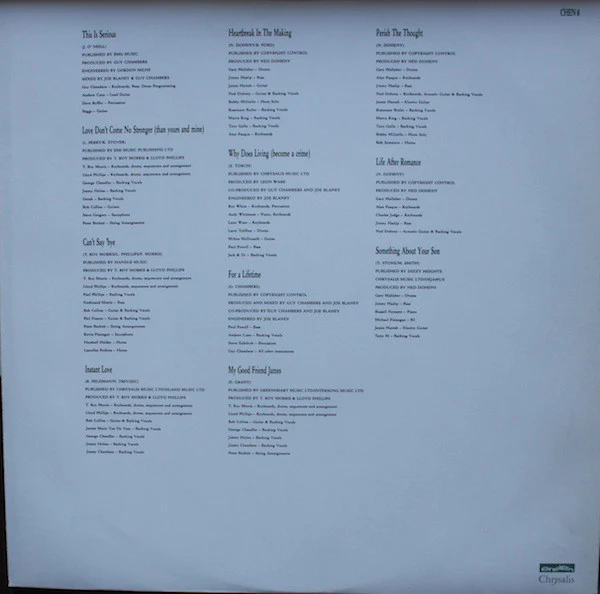 Tony Stone - For A Lifetime (LP, Album) - Image 5