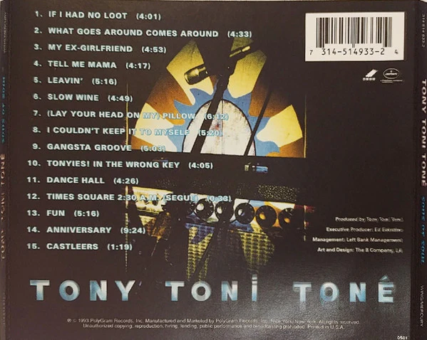 Tony Toni Toné* - Sons Of Soul (CD, Album) - Image 3