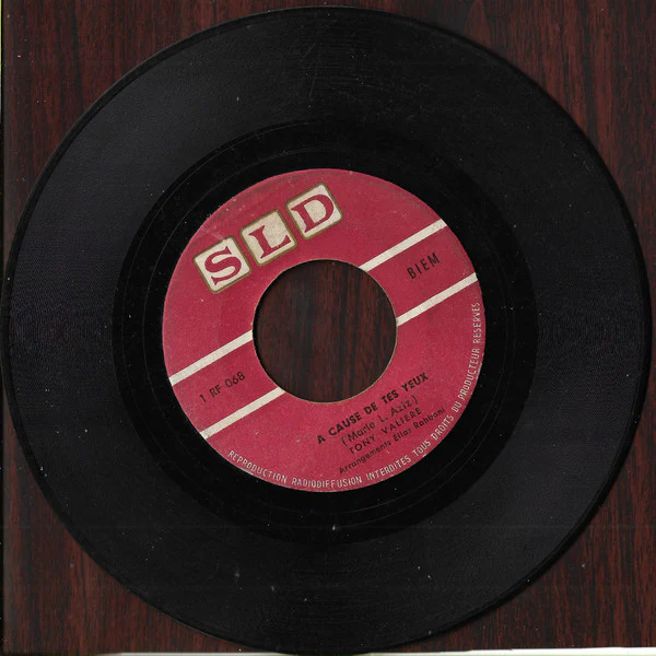 Tony Valiere - A Cause De Tes Yeux (7") - Image 2