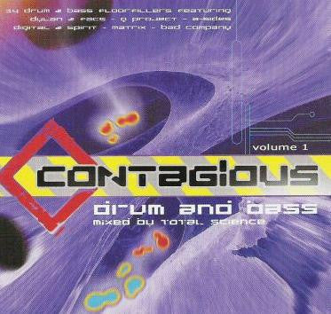 Total Science - Contagious Drum And Bass Volume 1 (CD, Comp, Mixed)