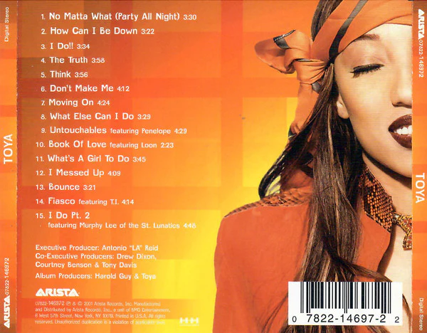 Toya - Toya (CD, Album) - Image 2
