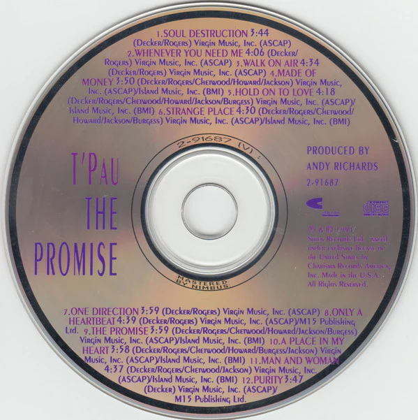 T'Pau - The Promise (CD, Album) - Image 3