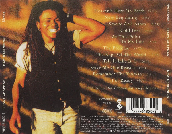 Tracy Chapman - New Beginning (CD, Album) - Image 2