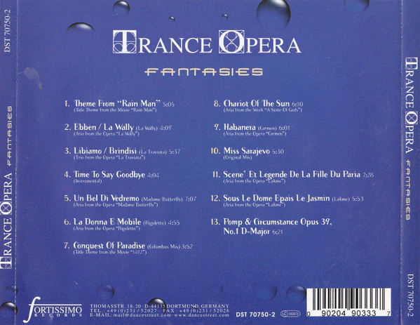 Trance Opera - Fantasies (CD, Comp) - Image 2