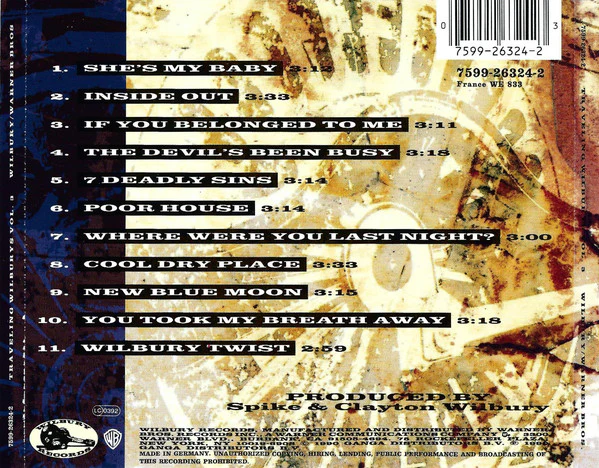 Traveling Wilburys - Vol. 3 (CD, Album) - Image 2