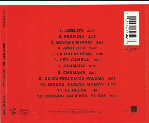 Trini Lopez - The Latin Album (CD, Album) - Image 4