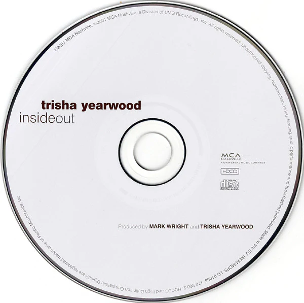 Trisha Yearwood - Inside Out (HDCD, Album) - Image 3