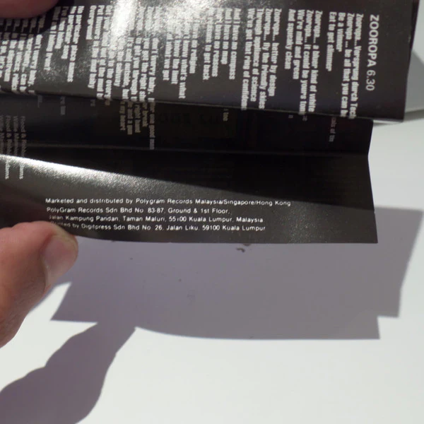 U2 - Zooropa (Cass, Album) - Image 3
