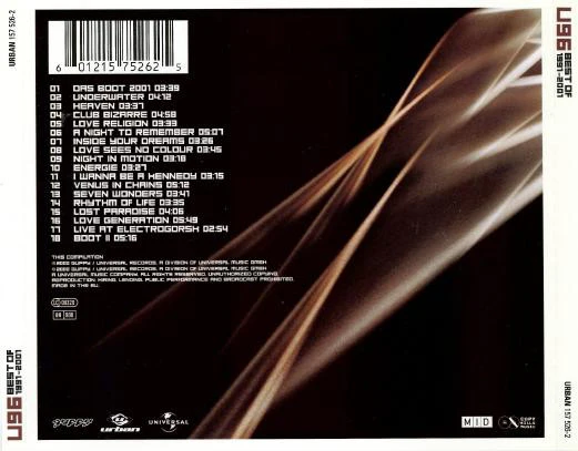 U96 - Best Of 1991-2001 (CD, Comp) - Image 2