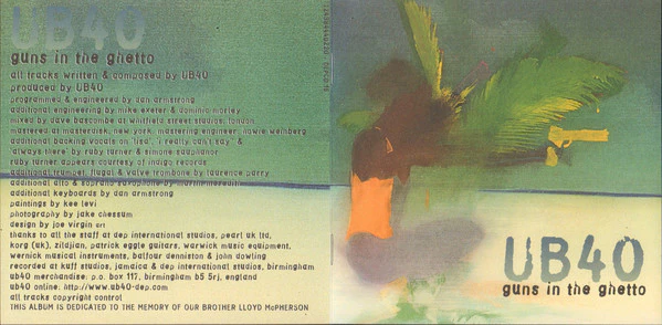 UB40 - Guns In The Ghetto (CD, Album) - Image 2