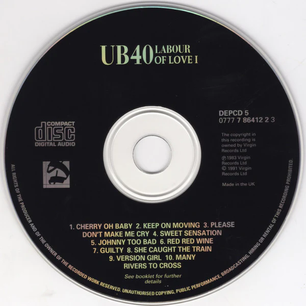 UB40 - Labour Of Love (CD, Album, RE) - Image 3