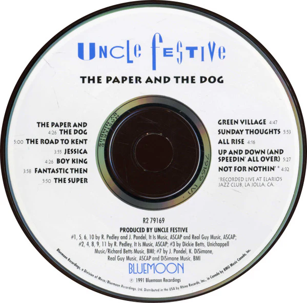 Uncle Festive - The Paper And The Dog (CD, Album) - Image 3