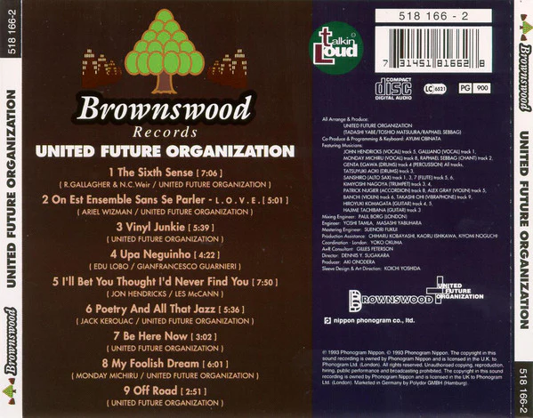 United Future Organization - United Future Organization (CD, Album) - Image 2