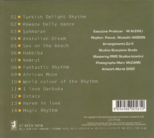 Unknown Artist - Exotic Orient (Turkish Delight Belly Dance) (CD, Comp) - Image 2