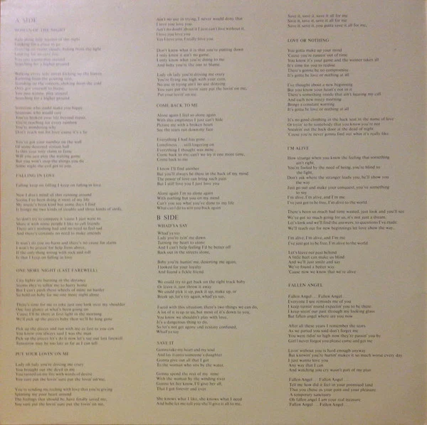 Uriah Heep - Fallen Angel (LP, Album, Gat) - Image 2