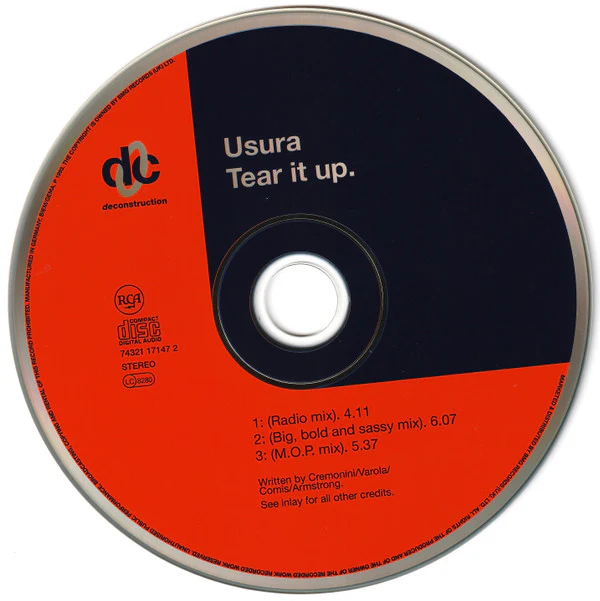 Usura* - Tear It Up (CD, Maxi) - Image 5